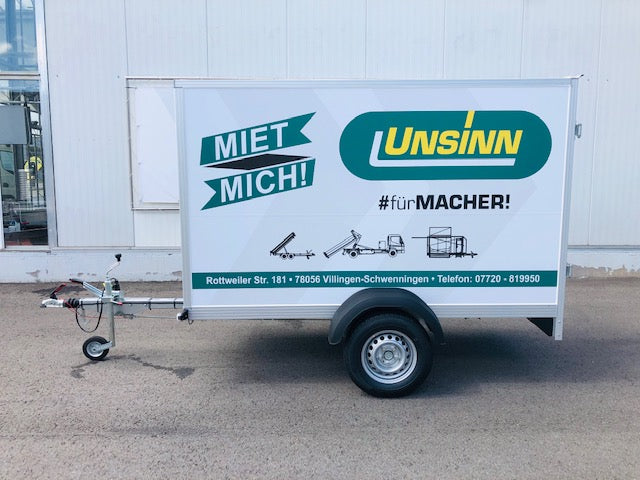 UNSINN Anhänger Kofferanhänger mieten Schwenningen