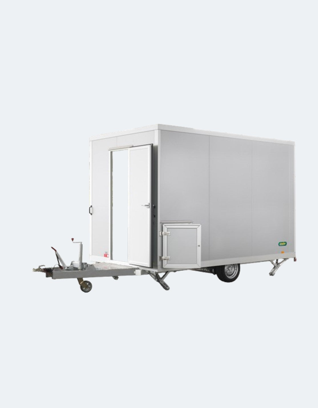 UNSINN Kofferanhänger Typ UVM geöffnete Tür Außenansicht