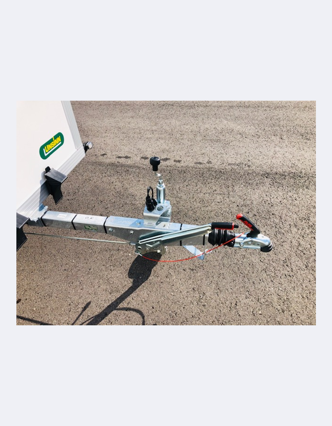 UNSINN Anhänger Typ WEB K 251215-13-13 Deichsel Detailaufnahme