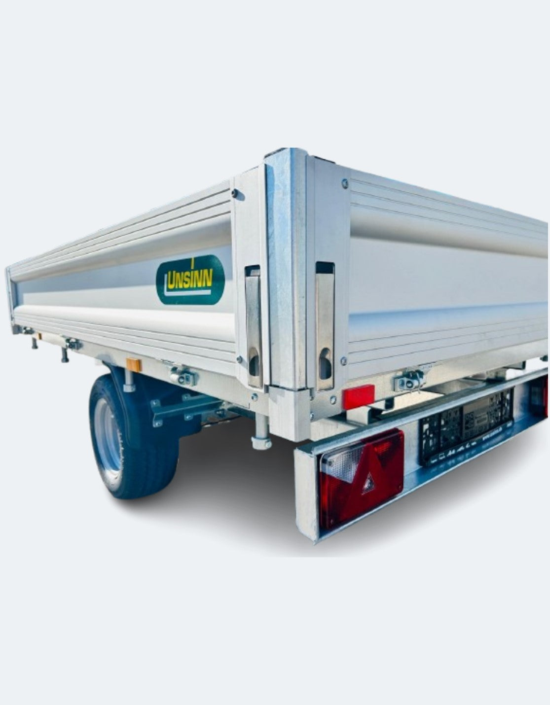 UNSINN Anhänger versenkter Verschluss Bordwand Detailaufnahme