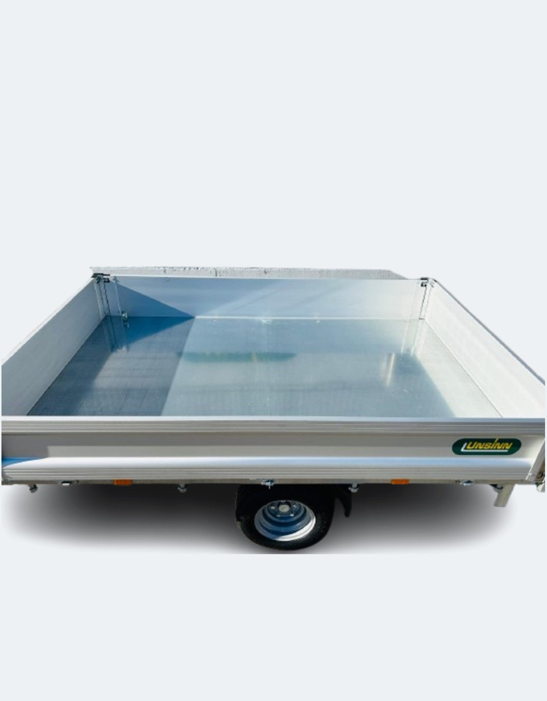 UNSINN Anhänger Heckkipper einachsig Seitenansicht 