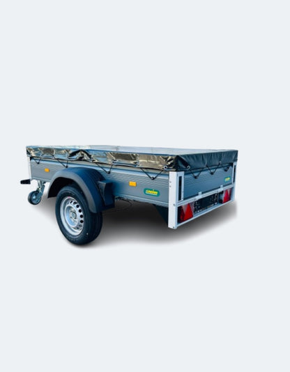 UNSINN Anhänger mit Plane einachsig 