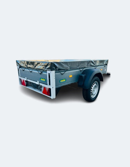 UNSINN Anhänger mit Plane einachsig 