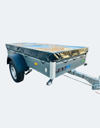 UNSINN Anhänger mit Plane einachsig 