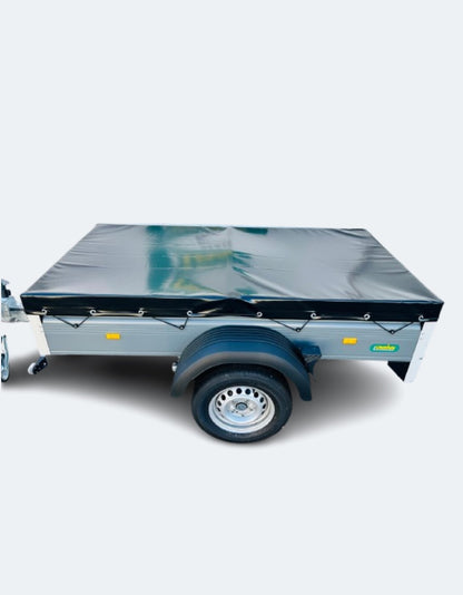 UNSINN Anhänger mit Plane Seitenansicht einachsig 