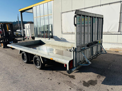 Hapert Baumaschienenanhänger m. Parabelfederung 3.5t